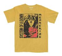 Rock Off officially licensed products System of A Down Reflections Mineral Wash T Shirt Size S