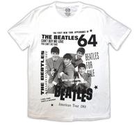 Rock Off officially licensed products The Beatles American Tour 1964 T Shirt Size M