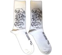 Rock Off officially licensed products The Beatles Blanc Album Faces Outlines Ankle Chaussettes Size One Size