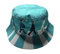 The Beatles Bucket Hat Abbey Road Crossing Nouveau Officiel Unisex Bleu Size Small/Medium