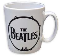 Rock Off officially licensed products The Beatles Drum And Apple Logo Tasse À Café Size One Size