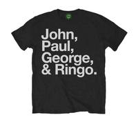 Rock Off officially licensed products The Beatles John Paul George and Ringo T Shirt Size M