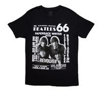 Rock Off officially licensed products The Beatles Shea Stadium 1966 T Shirt Size M