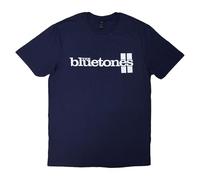 Rock Off officially Licensed Products The Bluetones Stripe Band Logo T Shirt Size L