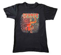 The Cramps T Shirt Stay Sick Band Logo Nouveau Officiel Homme Noir Size L