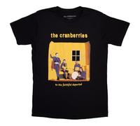 Rock Off officially licensed products The Cranberries Faithfully Departed Cover T Shirt Size M