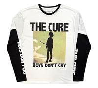 Rock Off officially Licensed Products The Cure Boys Dont Cry Box Layered Long Sleeve T Shirt Size XL