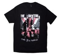 Rock Off officially Licensed Products The Libertines Time for Heroes Flag T Shirt Size XXL