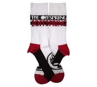Rock Off officially licensed products The Offspring Flaming Skull Logo Ankle Chaussettes Size UK Size 7-11