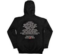 Rock Off officially licensed products The Rolling Stones Hackney Diamonds Tracklist Zipped Sweat-Shirt À Capuche Size L