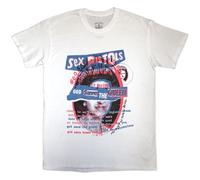 Rock Off officially licensed products The Sex Pistols God Save The Queen Overlay Officiel T-Shirt Hommes Unisexe (Small)