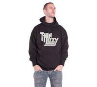 Rock Off officially licensed products Thin Lizzy Sweat-Shirt À Capuche Stacked Logo Pullover Sweat-Shirt À Capuche Size XL