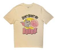 Rock Off officially licensed products Tom and Jerry Don't Burst My Bubble Officiel T-Shirt Hommes Unisexe (Small)
