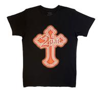 Rock Off officially licensed products Tupac Halloween Cross T Shirt Size M
