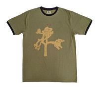 Rock Off officially licensed products U2 Joshua Tree Europe Tour 1987 Ringer T Shirt Size L