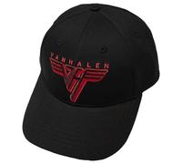 Rock Off officially licensed products Van Halen Classic Red Logo Casquette de baseball Noir Taille unique, Noir , taille unique