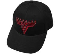 Rock Off Officially Licensed Products Van Halen Classic Red Logo Casquette de Baseball Noir Taille Unique, Noir, Taille Unique
