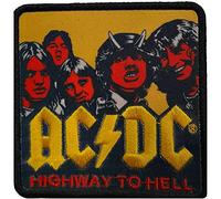 Rock Off Patch tissé officiel AC/DC Highway To Hell Horns