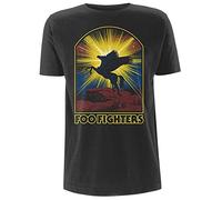 Rock Off PHM Foo Fighters - Winged Horse (T-Shirt Unisex TG. L) Merchandising Ufficiale