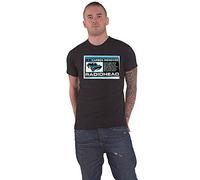 Rock Off Radiohead T Shirt Carbon Patch Band Logo Nouveau Officiel Homme Noir Size XL