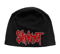 Rock Off Slipknot Bonnet Band Logo Nouveau Officiel Noir Unisex Jersey Print Size One Size