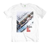 Rock Off The Beatles T-shirt « Get Back Poster » (Blanc), blanc, XXL