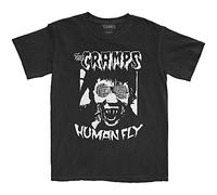 Rock Off The Cramps T Shirt Human Fly Band Logo Nouveau Officiel Homme Noir Size L