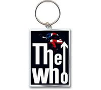 Rock Off - The Who Enamel Keychain Logo