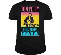 Rock Off Tom Petty & The Heartbreakers 'Full Moon Fever' (Noir) T-shirt unisexe à manches courtes, Noir , L
