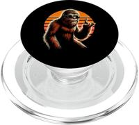 Rock on Bigfoot Sasquatch Aime Les Lunettes de Soleil Rock and Roll PopSockets PopGrip pour MagSafe