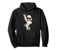 Rock on Caniche avec Lunettes de Soleil Sweat à Capuche