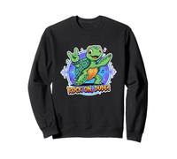 Rock on Dude Tortue Mignonne et Amusante Sweatshirt