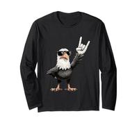 Rock on Eagle avec Lunettes de Soleil Cool Manche Longue