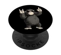 Rock on Gorilla Lunettes de Soleil Cool Style PopSockets PopGrip Adhésif