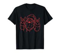 Rock on Santa Claus, Un Esprit de Noël Amusant T-Shirt
