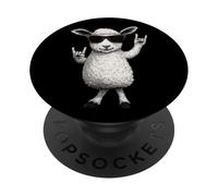 Rock on Sheep Lunettes de Soleil Fun Vibes PopSockets PopGrip Adhésif