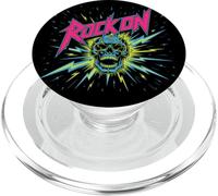 Rock on Skull, Musique Rock Classique, Art rétro PopSockets PopGrip pour MagSafe