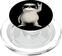 Rock on Sloth Lunettes de Soleil Cool Gesture PopSockets PopGrip pour MagSafe