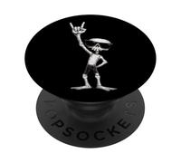 Rock on Squelette avec Lunettes de Soleil PopSockets PopGrip Adhésif