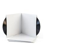 Rock On Wall - Lot de 3 pochettes cartonnées Gatefold blanches 33T - étui double vinyle LP en carton rigide 300 g/m² - remplacement & protection disques vinyles