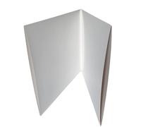 Rock On Wall - Lot de 3 pochettes cartonnées Gatefold blanches 33T - étui double vinyle LP en carton rigide 300 g/m² - remplacement & protection disques vinyles