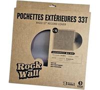 Rock on wall Pochettes extérieures rigides 33T (lot de 10) - Pochettes vinyle