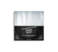 Rock On Wall - Pochettes vinyle 33 tours - Lot de 100 - Polyéthylène recyclé 80 microns - Protection anti-poussière, humidité et frottements - Fabrication française