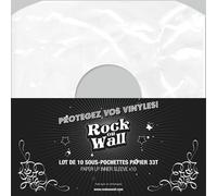 Rock on Wall Sous-pochette papier 33T Blanc (lot de 10)