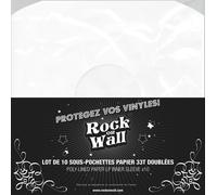 Rock on wall Sous-pochette papier 33T doublée (lot de 10) - Pochettes vinyle