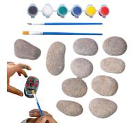 Rock Painting Art Kit, Stone Painting Kit for Kids | Crafts for Kids | Fournitures d'art, Kit de décoration de Roche pour Pierre Naturelle pour la créativité et l'expression