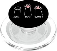 Rock Paper Ciseaux à Main en Forme de Patte Rose PopSockets PopGrip pour MagSafe