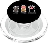 Rock Paper Ciseaux à Main Motif Pattes de Chat PopSockets PopGrip pour MagSafe