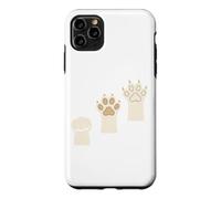 Rock Paper Ciseaux drôles Pattes de Chien Meme Pet Lover Coque pour iPhone 11 Pro Max