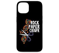Rock Paper Crispr DNA Biologiste Génie génétique Science Coque pour iPhone 13